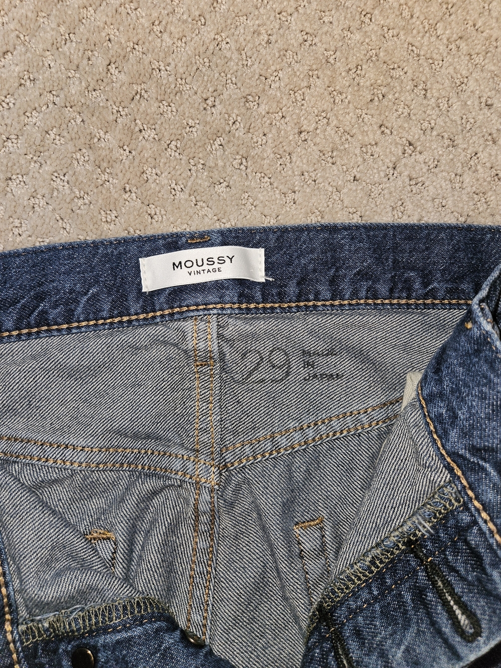 Moussy Vintage Wide Leg Jean - Picture 4 of 10